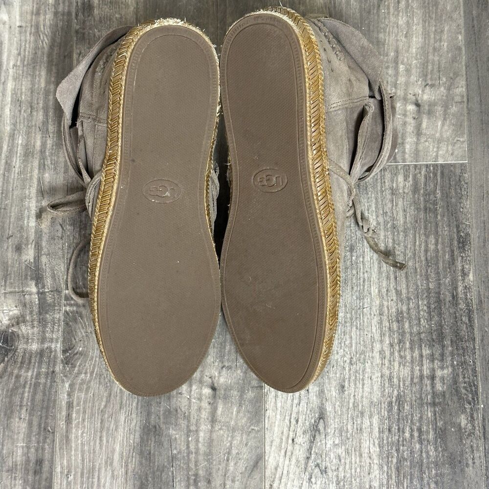 UGG Australia Reid Ankle Boots Womens 9 Brown Suede Bootie Moccasins 1019129 - Picture 7 of 10